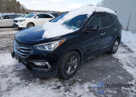 2017 Hyundai Santa Fe Sport 2.4L from USA, damaged, VIN 5XYZUDLB2HG390962